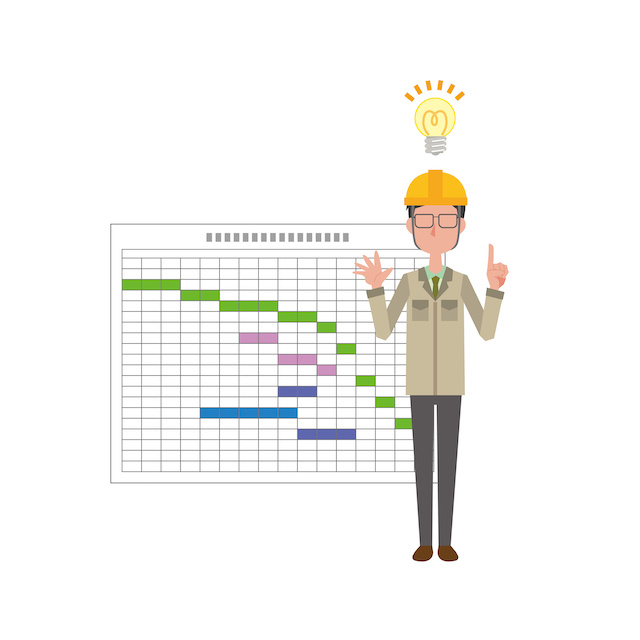 工程表アプリでネットワーク工程表を効率的に作成