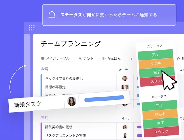 タスクの進捗管理