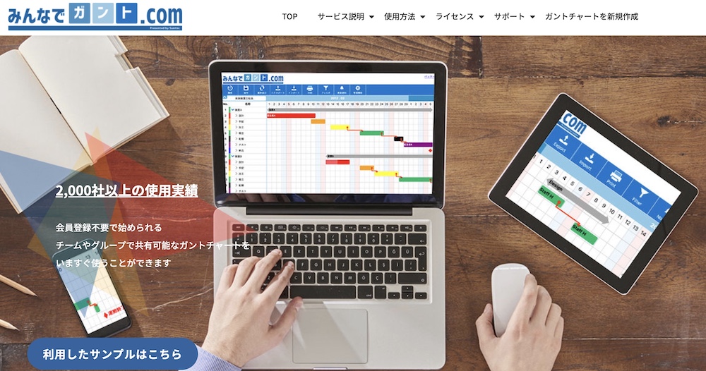 みんなでガント.com